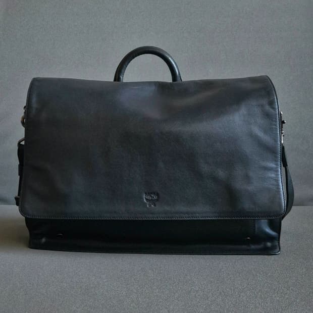 MCM 가죽 레더 서류가방 브리프케이스