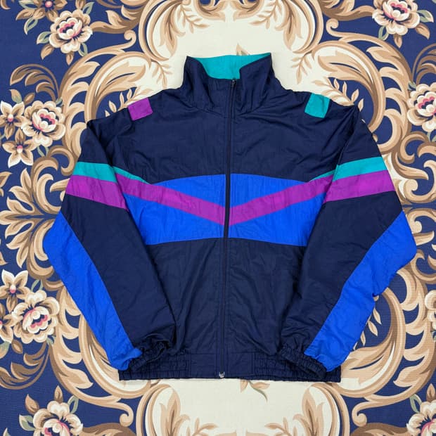 (XL)Athletic works 올드스쿨 바람막이 자켓