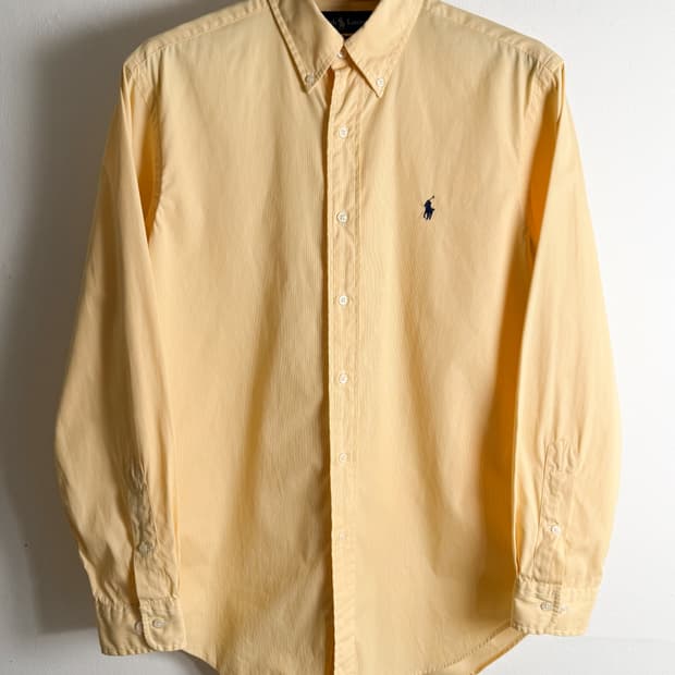 Polo Ralph Lauren Yellow Cotton Shirt