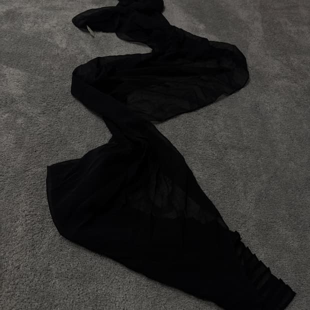 Vintage punk vkei mood silky scarf