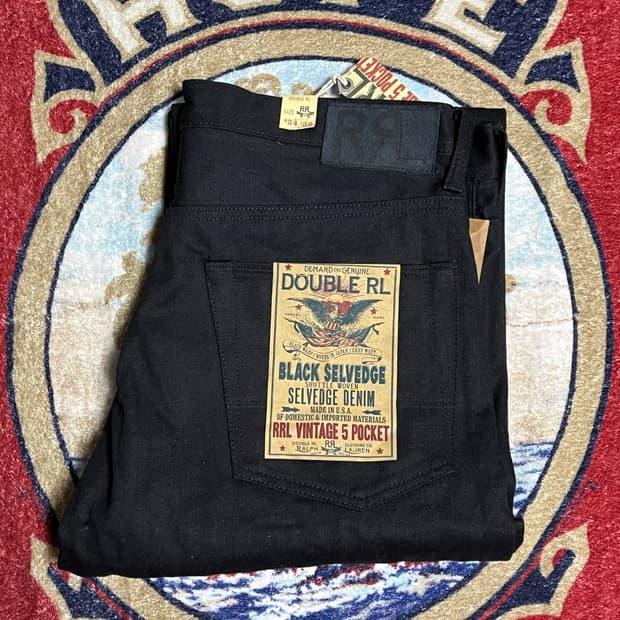 RRL 빈파포 블랙온블랙 더블알엘