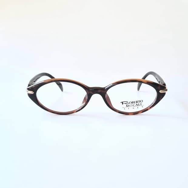 데드스탁   클래식 오벌형 호피 안경테  1456