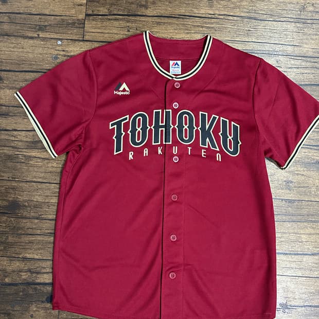 마제스틱 도호쿠 라쿠텐 야구 유니폼 M 새제품