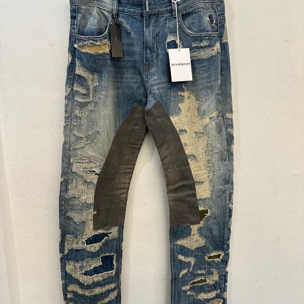 Givenchy damage detail denim pants