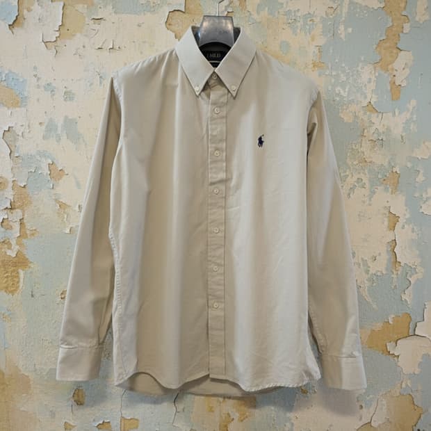 폴로 랄프로렌 커스텀 핏 셔츠 베이지 M/L