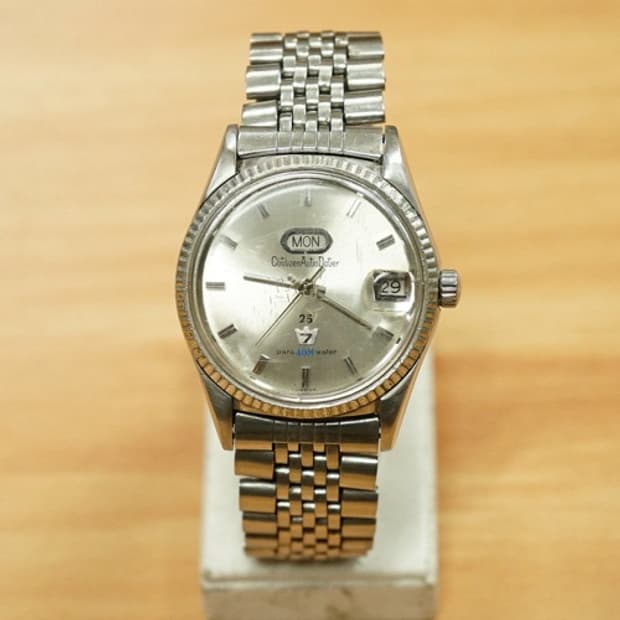 60s 시티즌 오토 데이터 4102 맷돌 오토매틱 시계