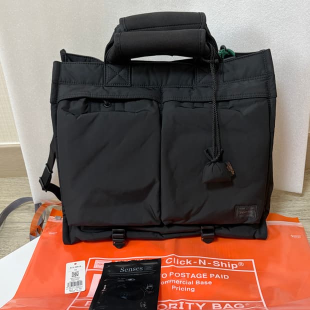 요시다포터 센시즈 2&1 토드 크로스백 L (새상품급)