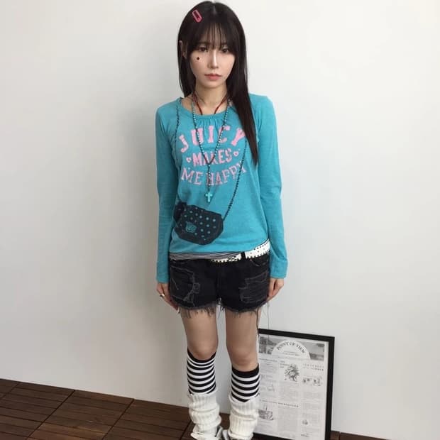 Juicy Couture Turquoise Bag Tee