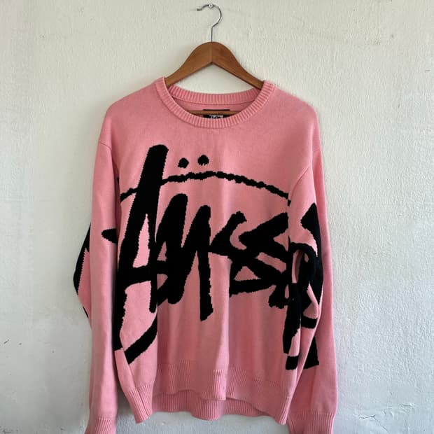 스투시 스탁 핑크