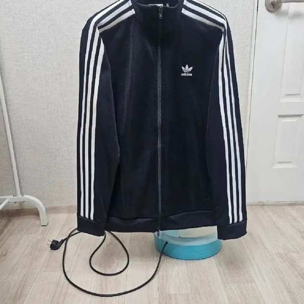 (100)L ☆초대장급☆ 아디다스 베켄바우어 2중지퍼 [검흰] 트랙탑져지