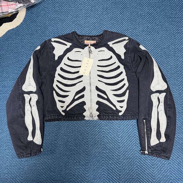 [1]캐피탈 본 모터크로스 데님 자켓