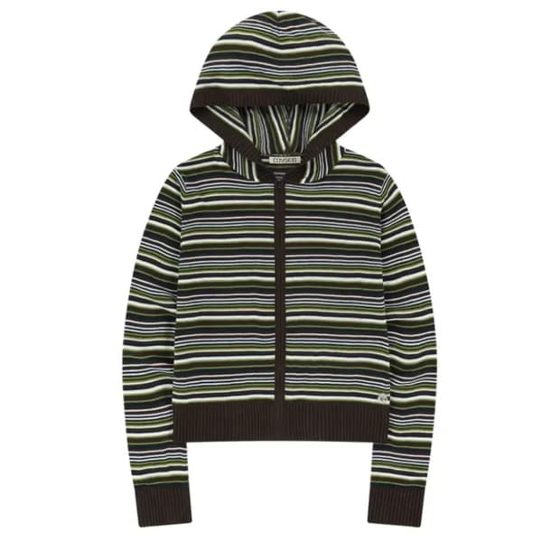 코이세이오 소프트 니트 집업 스트라이프 가디건 판매