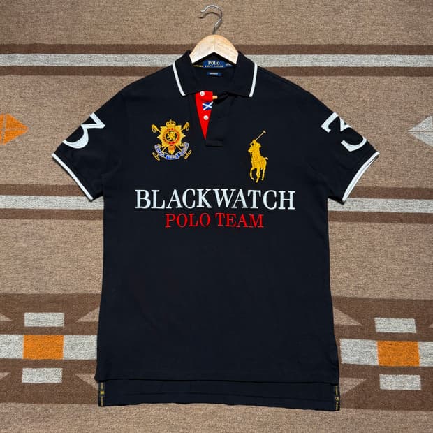 폴로랄프로렌 빅포니 블랙와치 폴로 반팔 M 치프키프