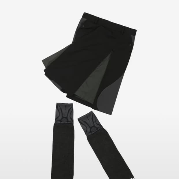 ojos 오호스 레그워머 미드스커트 세트