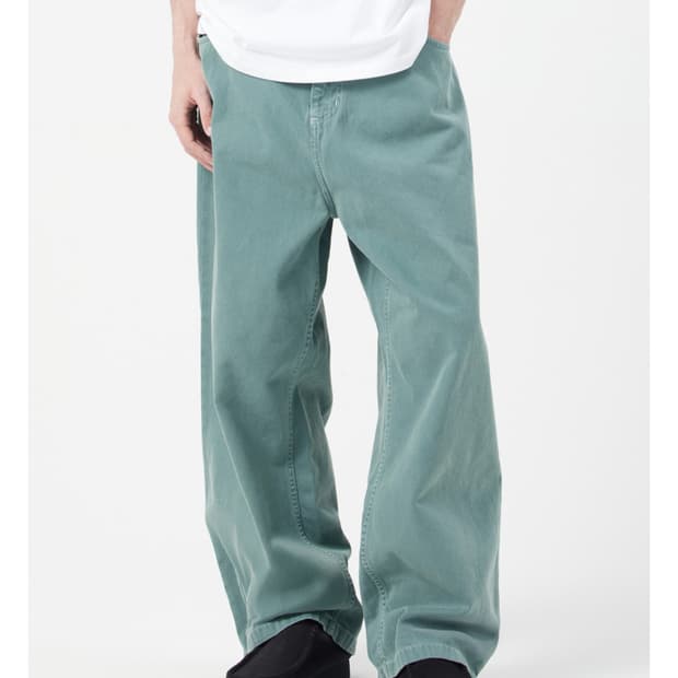 칼하트wip 브랜든 팬츠 실버 파인 스톤 다이드[L]