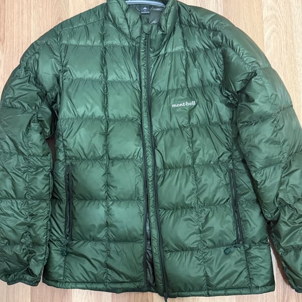 몽벨 슈페리어 다운자켓 800 다크그린L 경량패딩