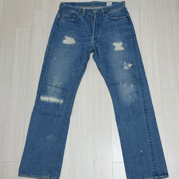 오어슬로우 107 데님 데미지