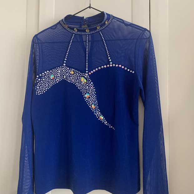 불루 댄스복 상의