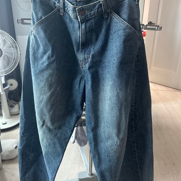 해칭룸 와이드 커브진 블루 2사이즈