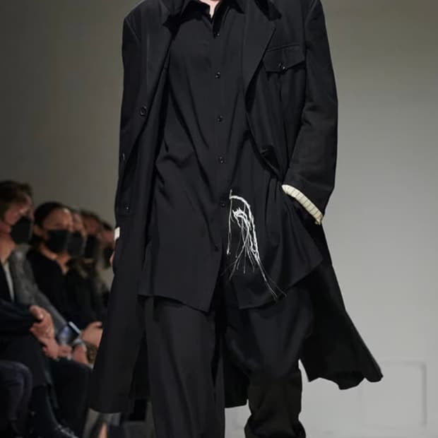 요지야마모토 뿌르옴므 레이온 자수 셔츠 2