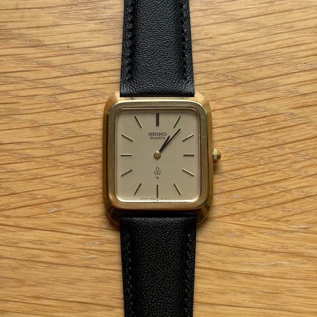 1980s Chariot Gold Tank Quartz