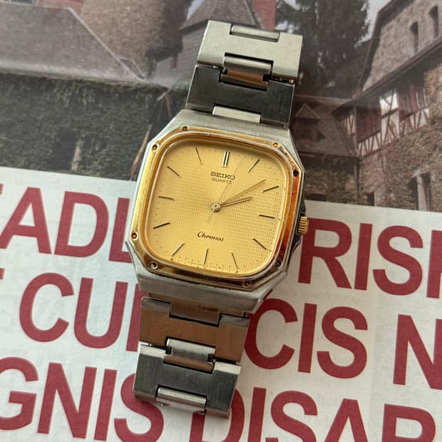 세이코 Seiko Chronos 쿼츠 콤비