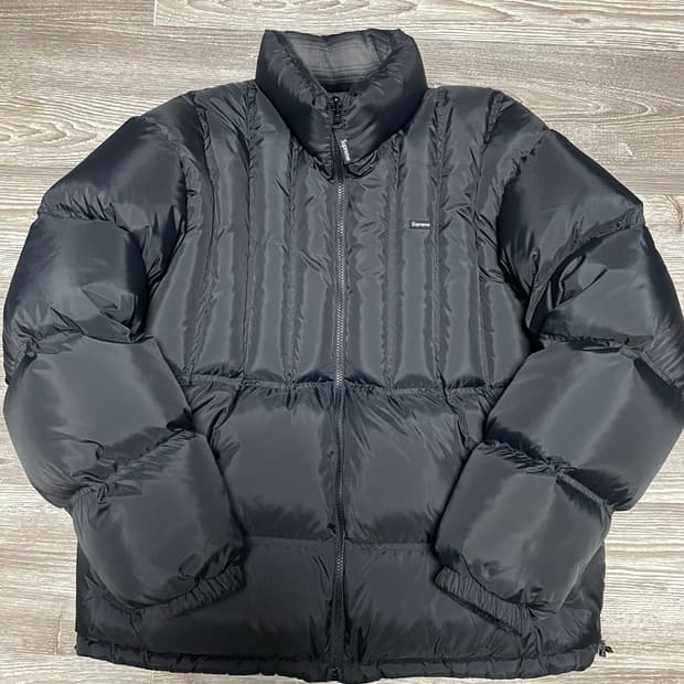 슈프림 리버서블 패딩