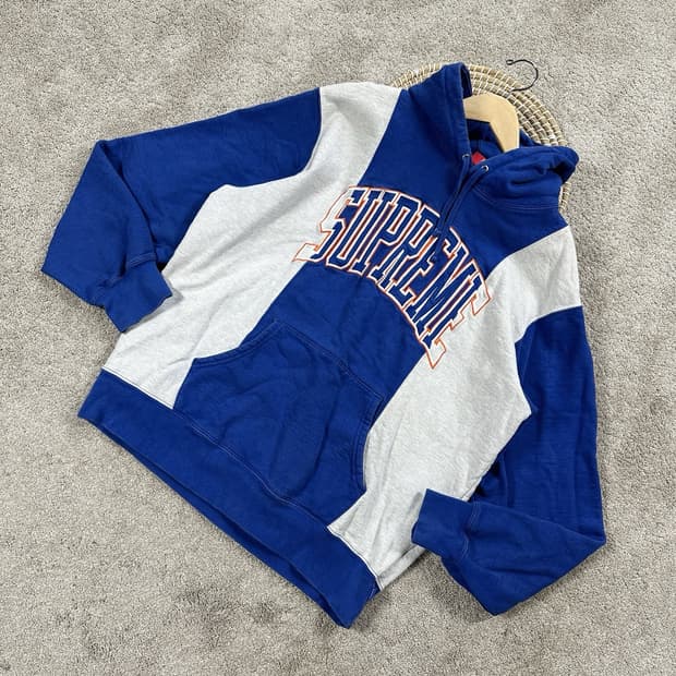 19FW 슈프림 패널 아크 후드티