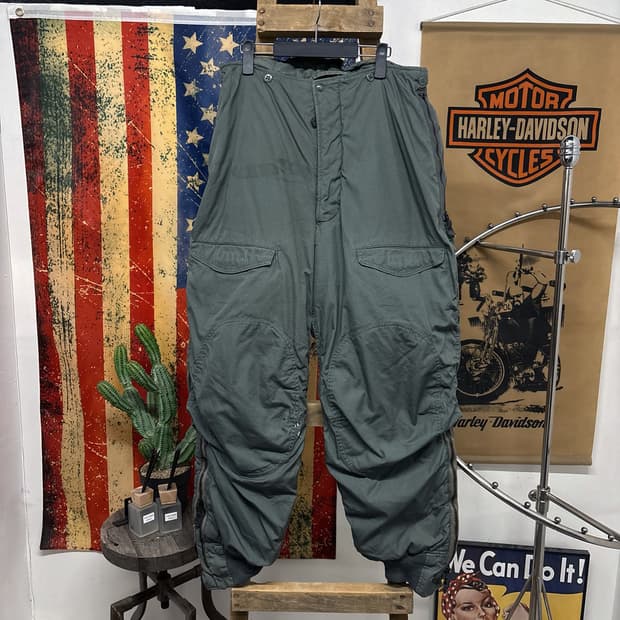 80s 오리지널 공군 F-1B ECW 플라이트 방한 팬츠 N700