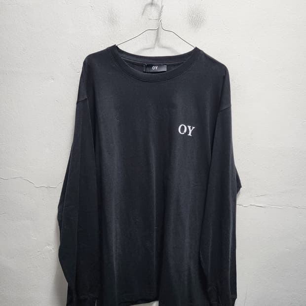 (새상품) OY 블랙 긴팔티