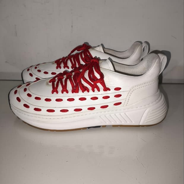 43.5 285mm 보테가베네타 레이스업 스피드스터 