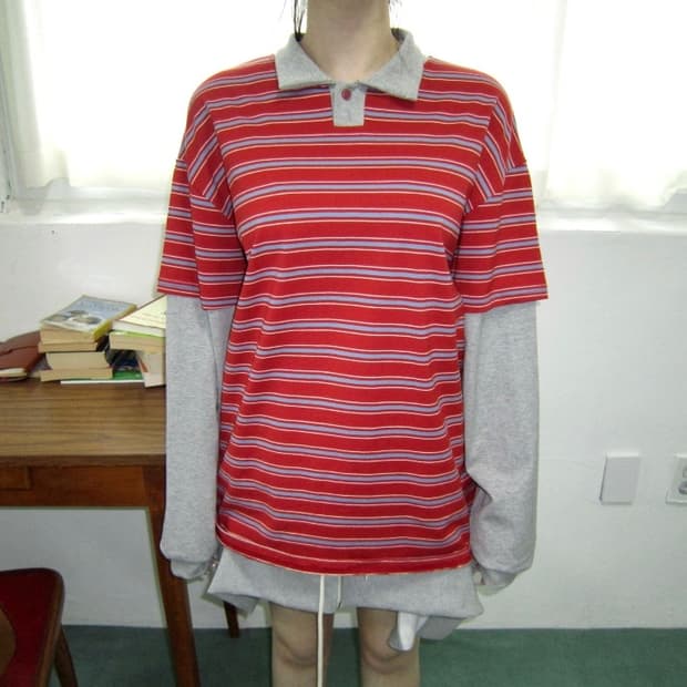 스트라이프 레이어드 카라티