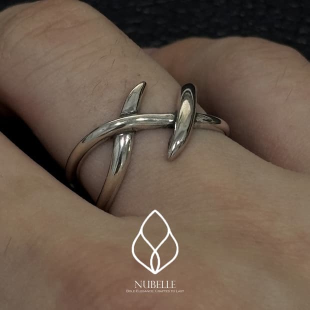 🌗 Branch silver ring / 브랜치 엔틱 925실버 반지