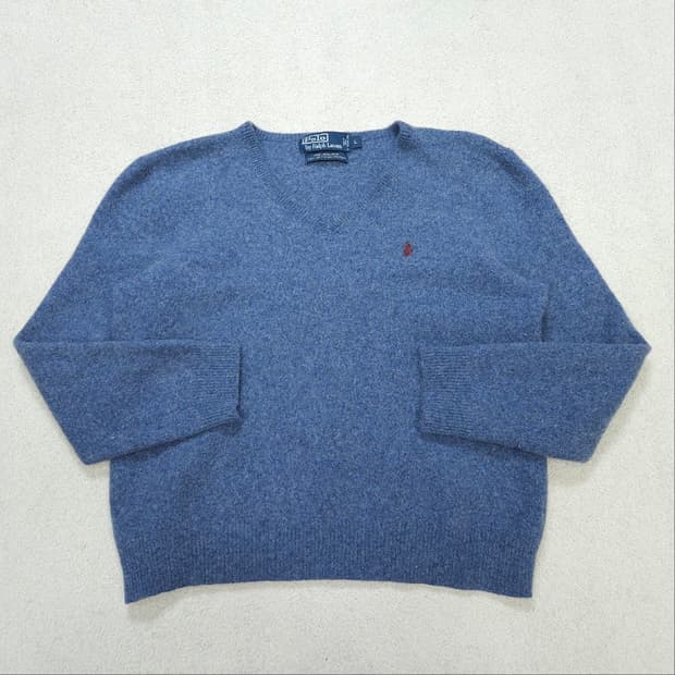 폴로 랄프 로렌 램스울 니트 L