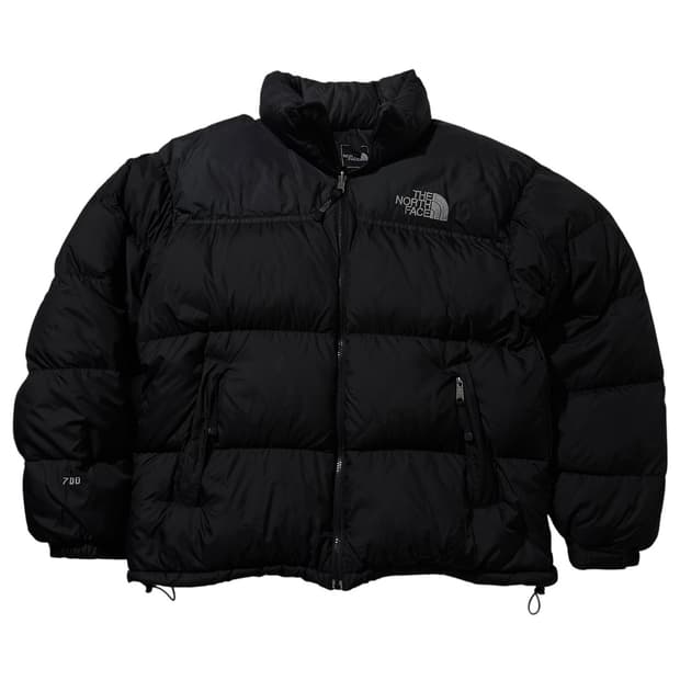노스페이스 700 눕시 구스다운 패딩 무광블랙