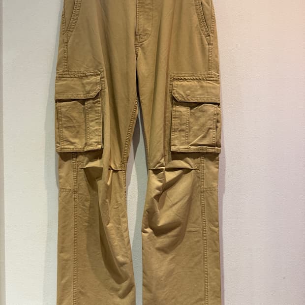 Purple & Yellow Cotton Cargo Pants(32)