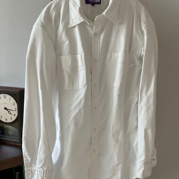 노스페이스퍼플라벨 옥스포드 워크셔츠 라지