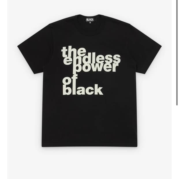 COMME DES GARCONS BLACK 티셔츠 구매합니다