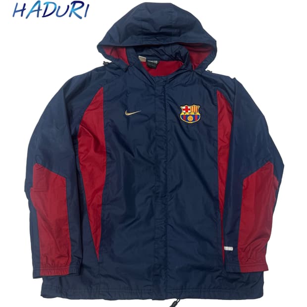 나이키 00s 블록코어 바르셀로나 네이비바람막이 105