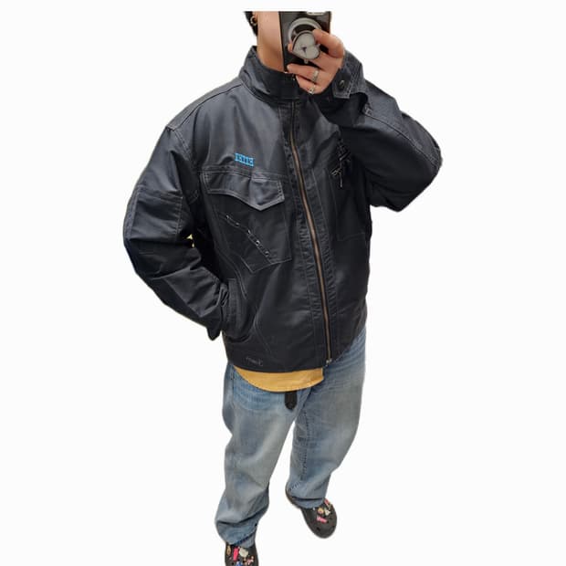 Jawin 네이비 워크자켓