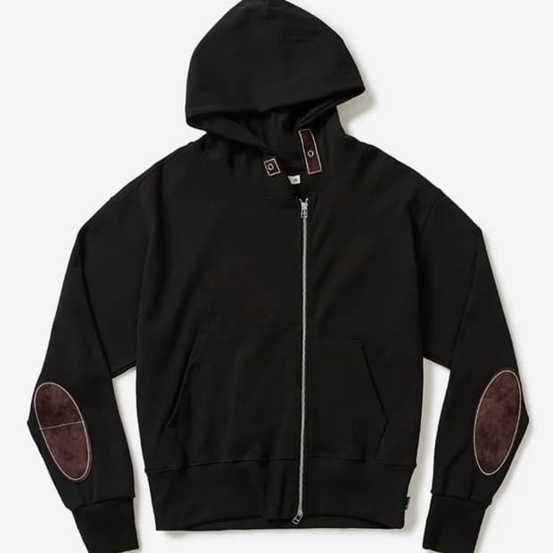 카락터 블랙 후드집업 01