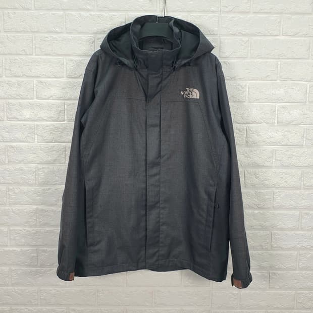 [100]노스페이스 등산 체크 바람막이