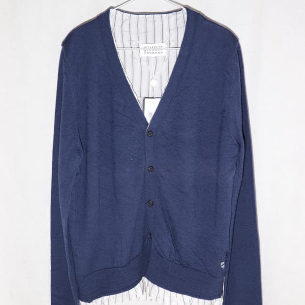 [L] 메종 마르지엘라 디스트레스드 가디건