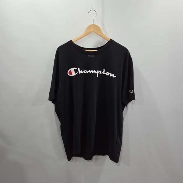 챔피온 스펠로고 프린팅 반팔티 XL