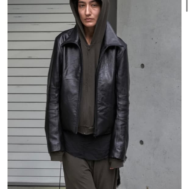 (구매)014appendix 레더자켓 블랙 4사이즈 구합니다