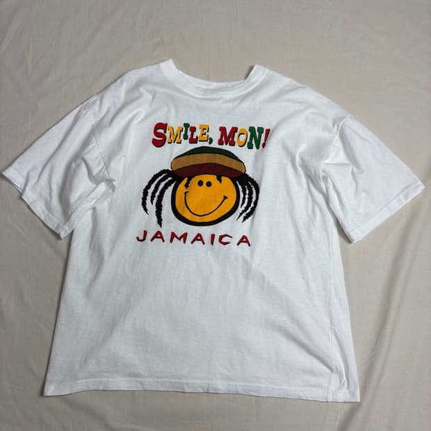 Friendly T’s 자메이카 스마일 몬 반팔 티셔츠 L