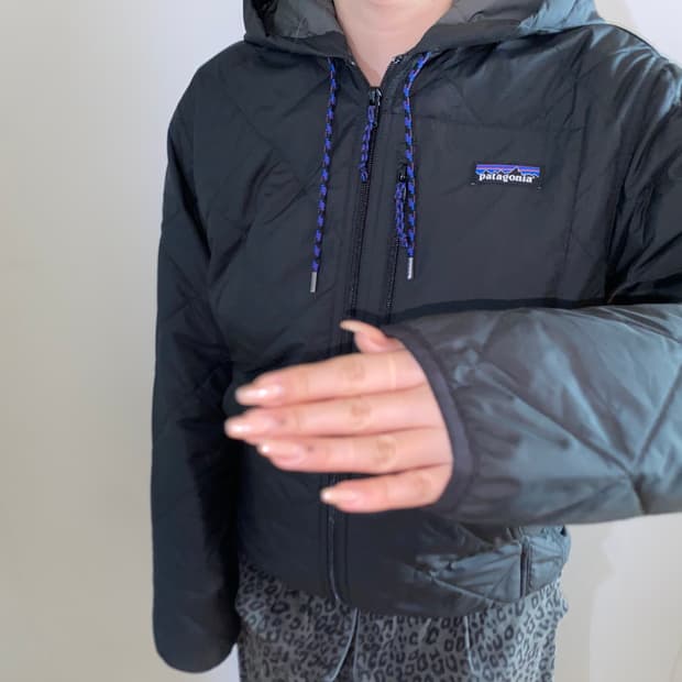파타고니아 다이아몬드 퀼티드 봄버 후드 경량 패딩