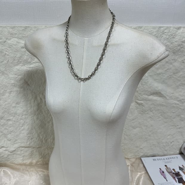 빈티지 체인 OT고리 목걸이