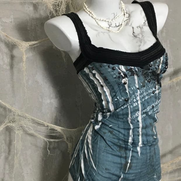 Salvage Studed Detail Sleeveless
