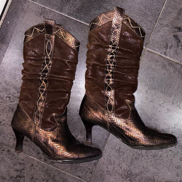 탠디 TANDY 빈티지 웨스턴 부츠 235